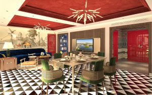 A Study in Regal Materiality: How Detail and Colour Define a Narrative Space
