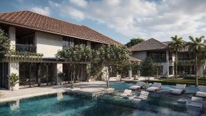 Structural Choreography: Designing Flow Across Indoor Courtyards and Sand-Toned Terraces